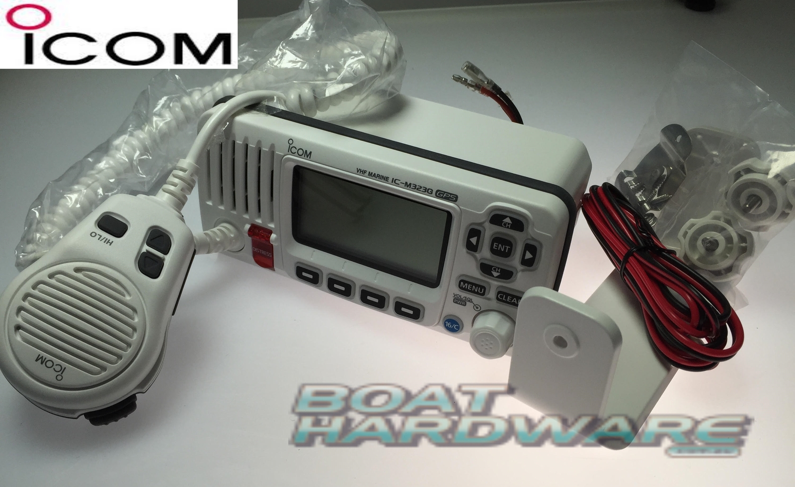 ICM323G Boat VHF Transceiver CB 2 way RADIO InBuilt GPS