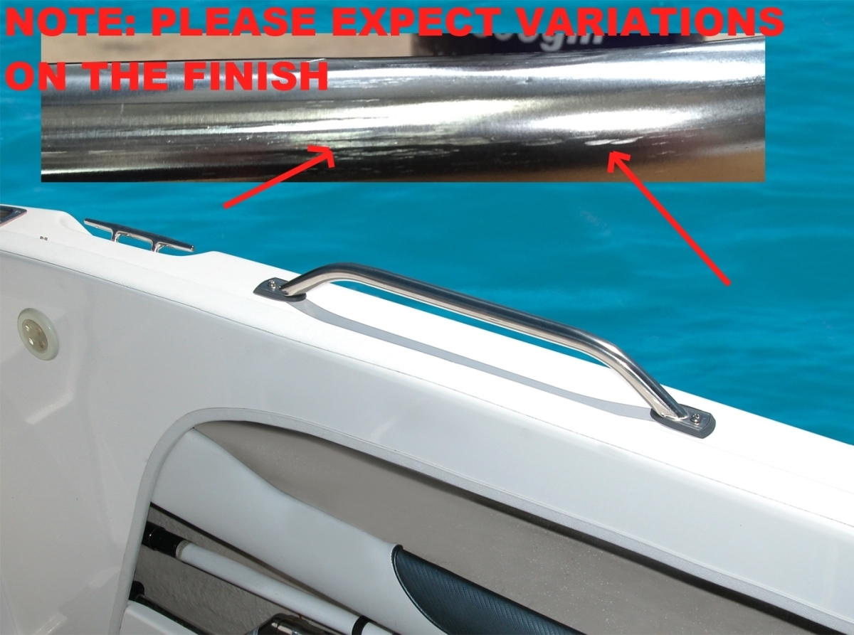Boat Grab HAND RAIL 316 Marine SS Stainless Steel 305mm Handrail 22mm
