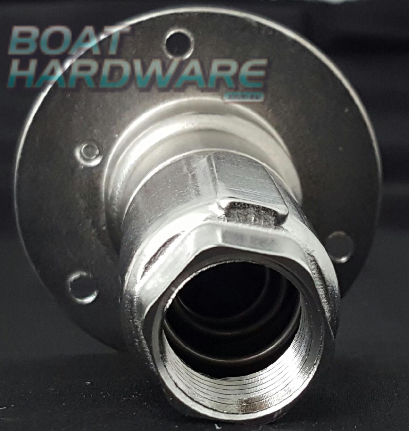 316 Marine SSteel Outlet & Hose Connector for Jabsco Boat Deck Washdown