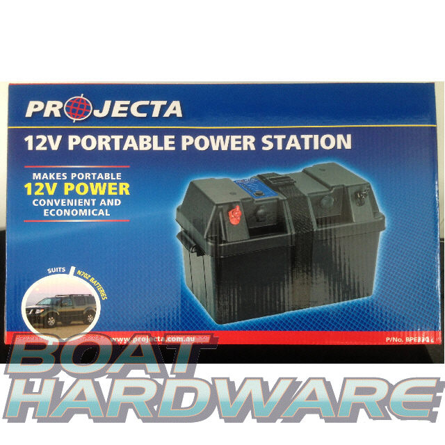 Projecta PORTABLE POWER STATION Terminal BATTERY BOX 12V Solar Camping Offroad eBay
