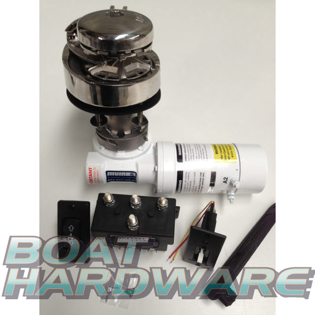 NEW Muir Boat Anchor Winch KIT SSteel Storm VR600 Watt Vertical Aus