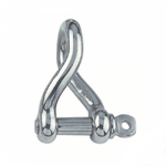 Boat Chain Twisted Shackle Stainless Steel 8mm x 4