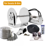 GX2 1000W Anchor Winch Deluxe Combo 90m x 8mm KIT with Hawse Pipe
