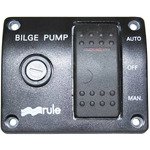 Rule 3 Way Lighted Switch for Bilge Pump - 12 VOLT