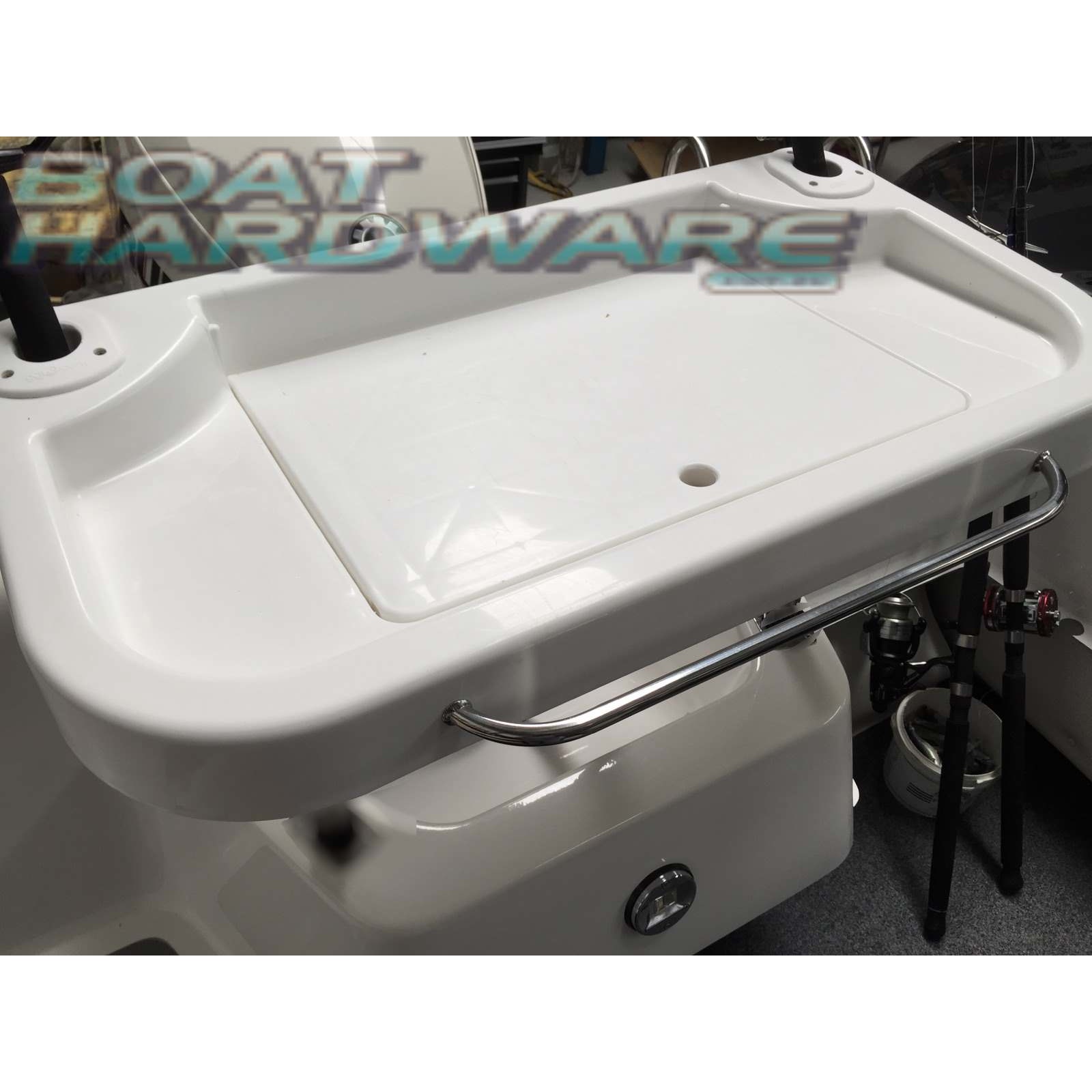 Heavy Duty Bait Board & Hand Rail Extra Large Rod Holder Mount Boat