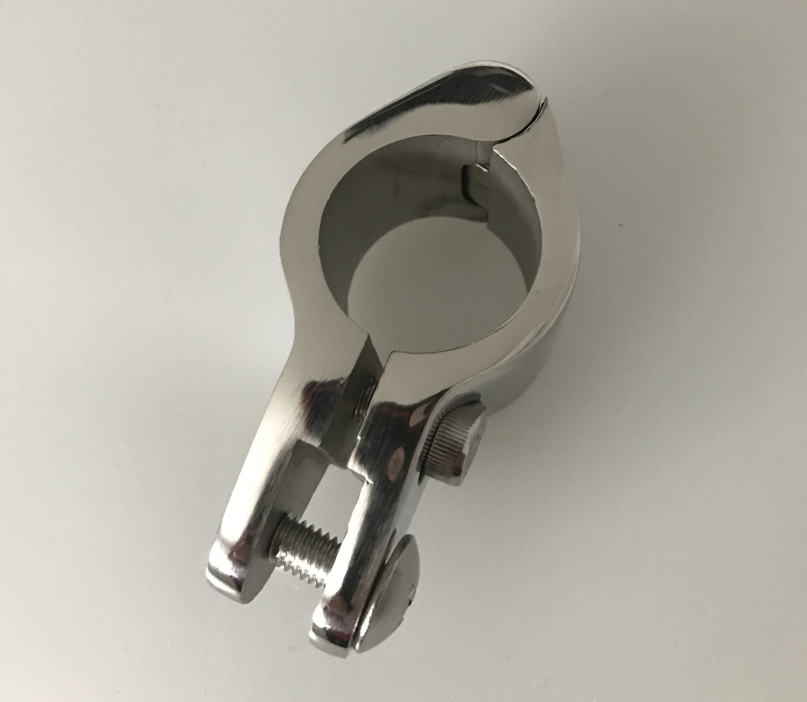 Bimini Boat Canopy Hinged Rail Mount KNUCKLE Clamp 316 SSteel Suit 25mm