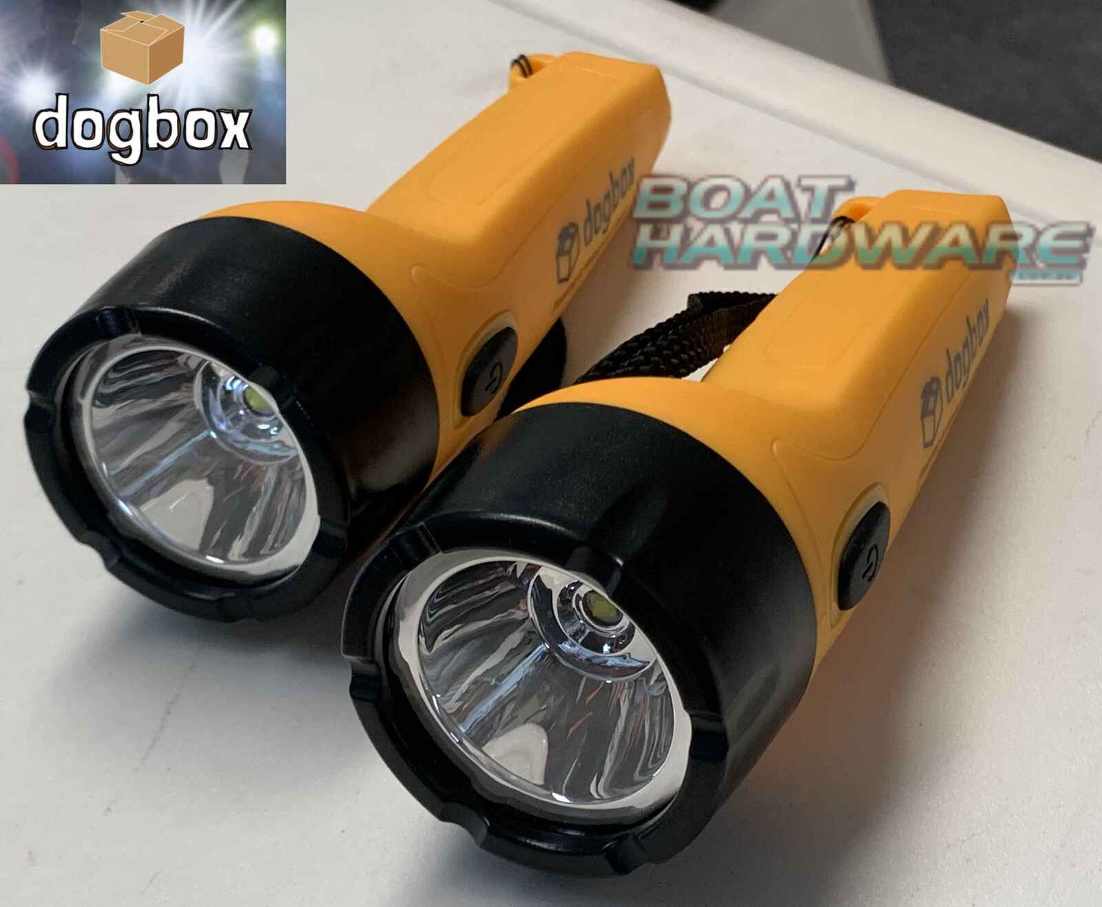 2 x Floating Torch Waterproof 130 Lumen 2w LED Batteries Incl Boat