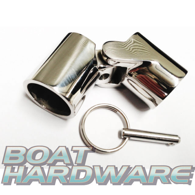 SSteel Locking Pipe/Rail HINGE w Pin Boat Security Suit 
