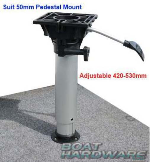 waverider boat seat pedestal boat seat pedestal waverider gas 50mm plug in adj 420 waverider boat seat pedestal boat seat pedestal waverider gas 50mm plug in adj 420