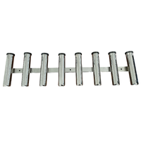 Side Mount Rod Holder 8 Way Combing Rack Stainless Steel
