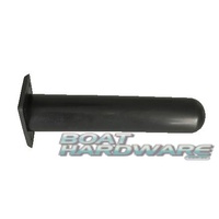 90° Rod Holder Rectangle BLACK Polypropylene