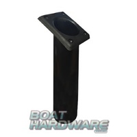 30° Rod Holder Rectangle BLACK Polypropylene