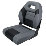 Relaxn® Deluxe Bay Series Boat Seat GREY / BLK 293703 