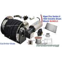 8mm 100m Rope Kit -1500 Electric Anchor Winch Bundle Viper Pro Series II