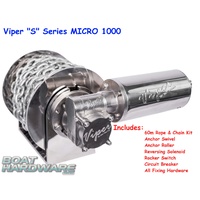 Viper "Micro" S Series 1000 Anchor Winch Bundle 30038-6mm60m