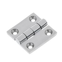 Boat Door Hinge 50 x 50mm, Butt Hinge, Marine Grade 316 Stainless Steel