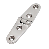 2 x Strap Hinge 100mmx25mm Stainless Steel (2 Pack)