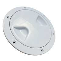 Inspection Port 150mm Round - White