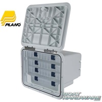 330x432mm Fishing Tackle Locker Box with 4 Inserts (WHITE)