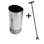 D Shape Berley Bucket with Muncher - Stainless Steel Transom Mount