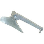 Plough Anchor - Galvanised 15lb  - Lead Tip