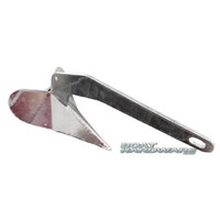 10kg Plough Anchor- Galvanised Fixed Head (Delta Style)