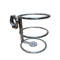 Boat Cup Holder Rail Mount – 360° Fully Adjustable Stainless Steel Drink Holder