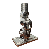 Antenna Ratchet Mount with Cable Hole - Stainless Steel