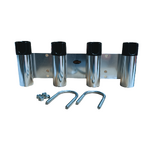 Bull Bar Rod Holder Aluminium (Chrome)