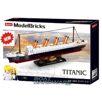 NEW ** Titanic (Medium) Sluban Model Bricks Block Set 481pcs B0835