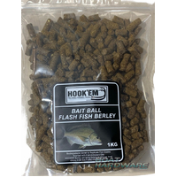 Berley Burley Bait YELLOW LARGE Pellet Estuary Pack 1KG