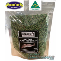 Berley Burley Bait GREEN SMALL Pellet Whiting Pack 1KG