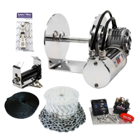 Lone Star GX1 Boat Anchor Winch 60m x 6mm Rope & Chain Combo - For boats up to 6m