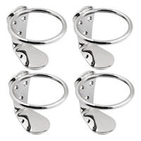 4 x Boat Cup Holder Ring - 316 Stainless Steel