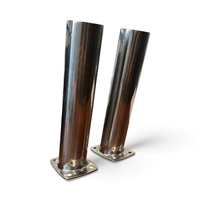 2x 15° Rod Holders - 316 Stainless Steel