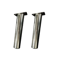 2 x Rod Holder 30 degree 316 Stainless Steel Flush Mount