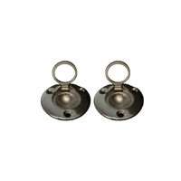 Round Lift Ring (51mm) Stainless Steel x 2 (Two-Pack Bundle)