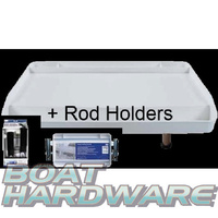 Bait Board - Large Rod Holder Mount with Rod Holders (MA105-1 MA102-1)  A28+A52