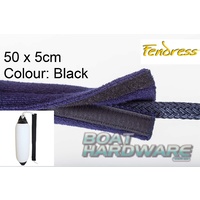 Rope Sock/Cover BLACK 500mm (Pair)