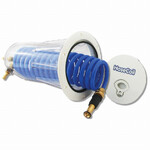 Hose Coil with Flush Mounted Hatch Enclosure
