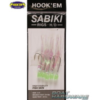 Sabiki 5 Hook Rig Live Bait Jig Size 2/0 Extra Sharp