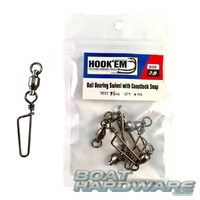 Size 5 Ball Bearing Swivel with Coastlock Snap (Pack of 6)