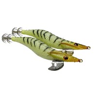 Squid Jig Hosaku 3 grams Green Tiger (UV Reactive)