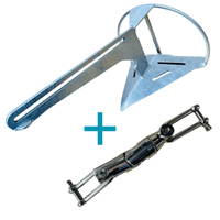 Super Sarca Anchor 4 + Swivel Shackle Kit - For 7.5m - 9m Boats