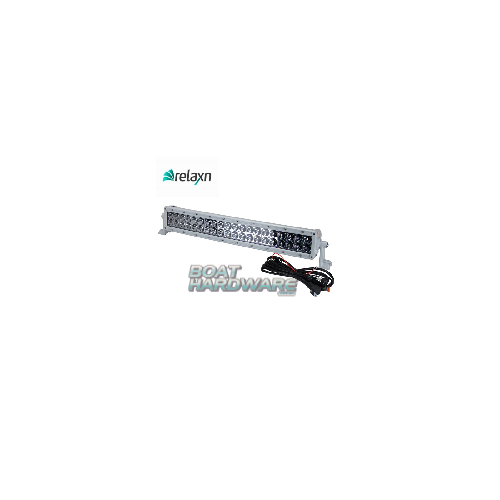 RELAXN® 20" LED Light Bar Mako Series Curved WHITE