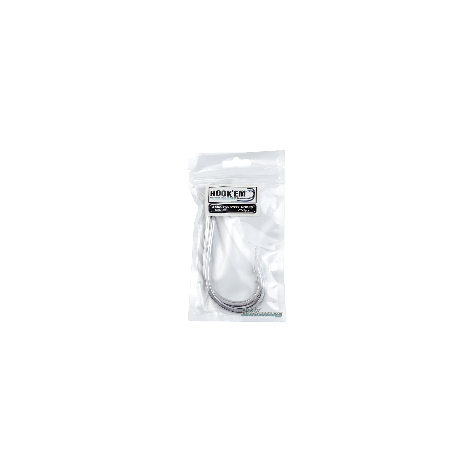 Rigging Hooks Size 12/0 (2 Pack) Stainless Steel
